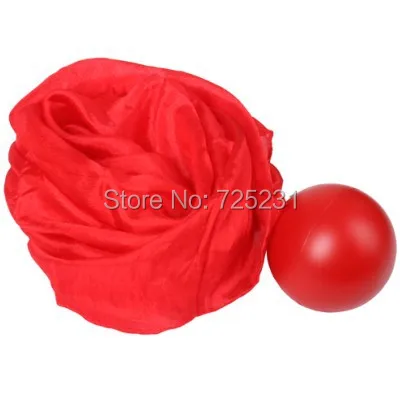 Шелковые Шарики (красные/белые) из Южной Кореи волшебные трюки розовый шар Новое