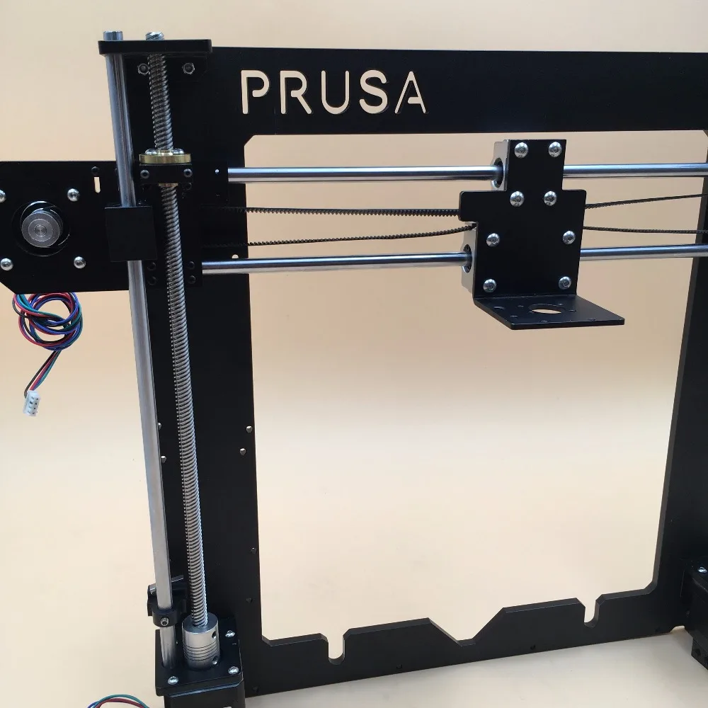 Reprap Prusa i3 алюминиевый механический комплект, с алюминиевой рамкой, l X карета, конец холостого хода+ X конец держатель для мотора, двигатели, T8 свинцовый винт