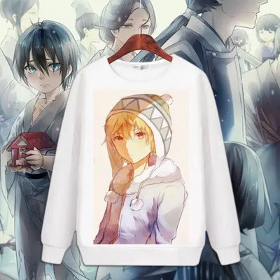 7 Noragami Yato косплей аниме печатных толстовка унисекс с длинным рукавом Iki hijori флисовые топы толстовки для осени - Цвет: 7