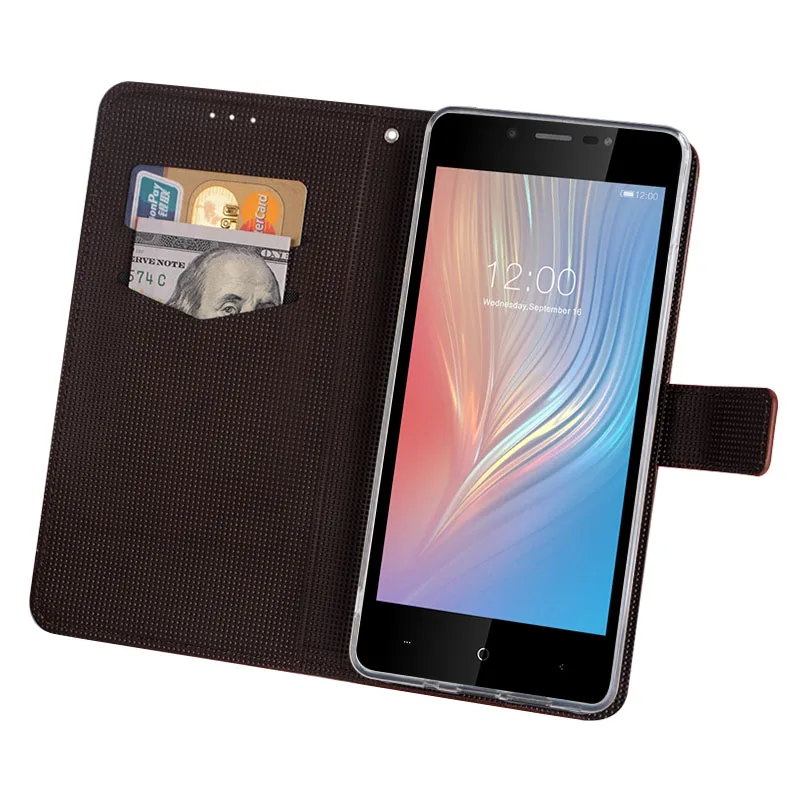 Чехол для Leagoo Power 2 Роскошный кожаный флип чехол защитный телефона задняя
