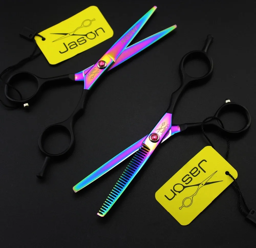 350 #4 шт. Парикмахерские ножницы 5 'ཌ см Марка Jason TOPGRADE Японии 440C филировочные