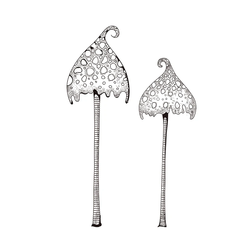 Феи шпатлевка toadstool прозрачный штамп для скрапбукинга силиконовый каучук сделай