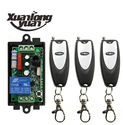Xuanlongyuan AC220V 1CH RF Беспроводной дистанционного Управление реле безопасности