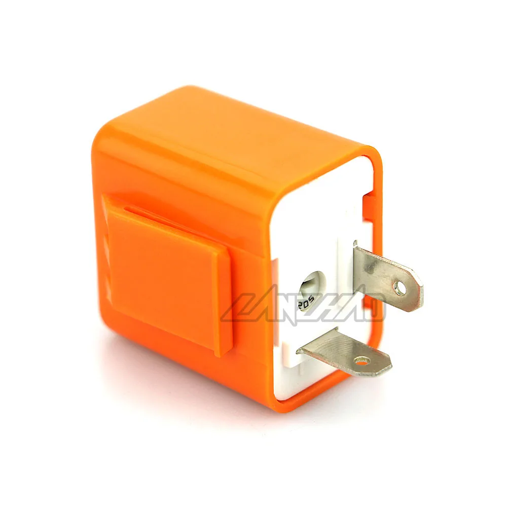 2 Pin DC-12V мотоцикл светодиодный сигнал поворота резистор света Индикатор мигалка регулятор скорости мигалка реле