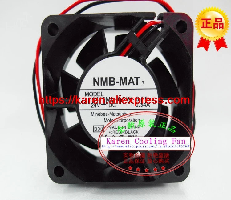 NMB 2410ML-05W-B80 DC24V 0.34A 60*60*25  6