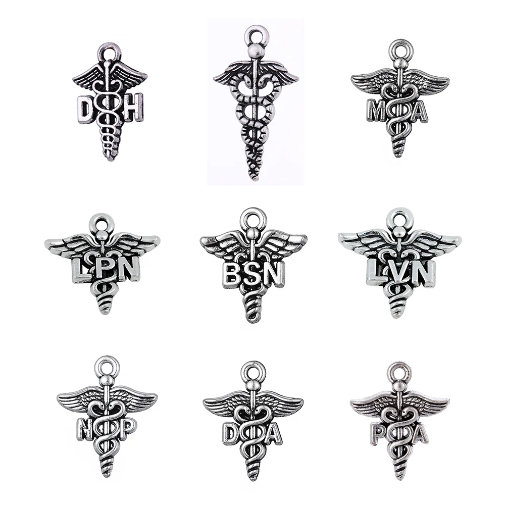 Подвеска для браслета LIKGREAT RN MA NP DA PA LPN LVN BSN|Шармы| |
