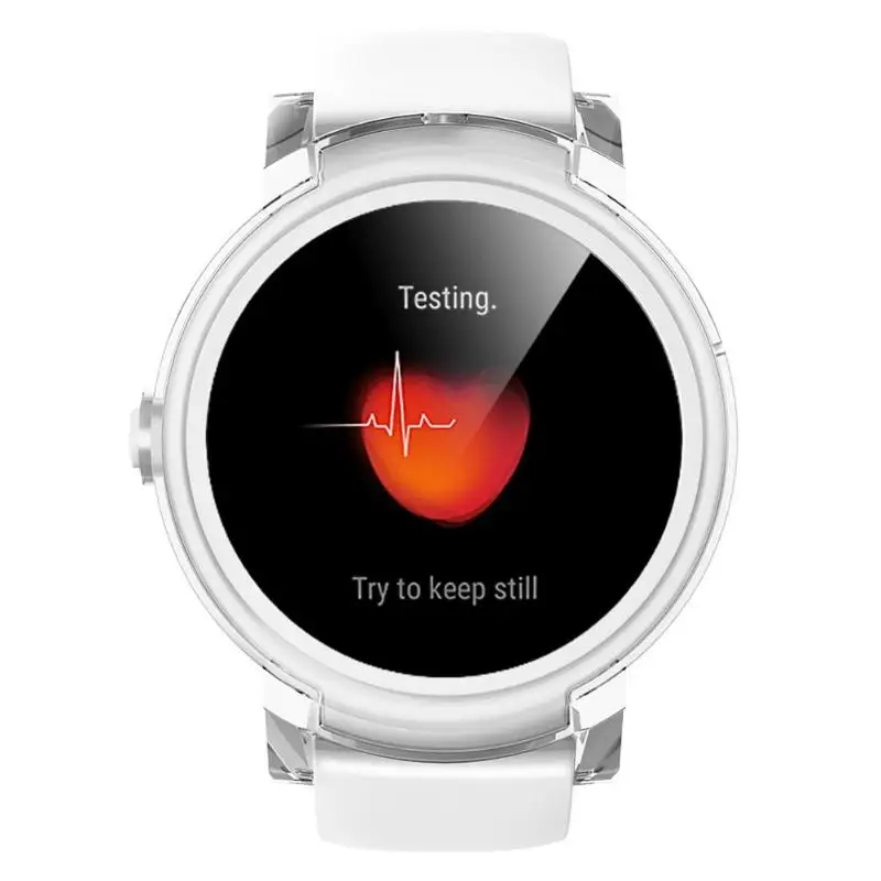 Белый Xiaomi Ticwatch E Expres Смарт-часы для мужчин Android носить OS MT2601 двухъядерный Bluetooth 4,1 WiFi gps Спорт Фитнес Smartwatch телефон - Цвет: Белый