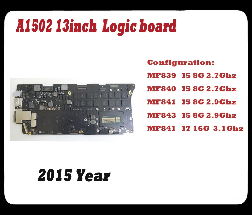 Оригинальный ноутбук A1502 материнская плата для macbook pro retina 13 дюймов логическая MF841