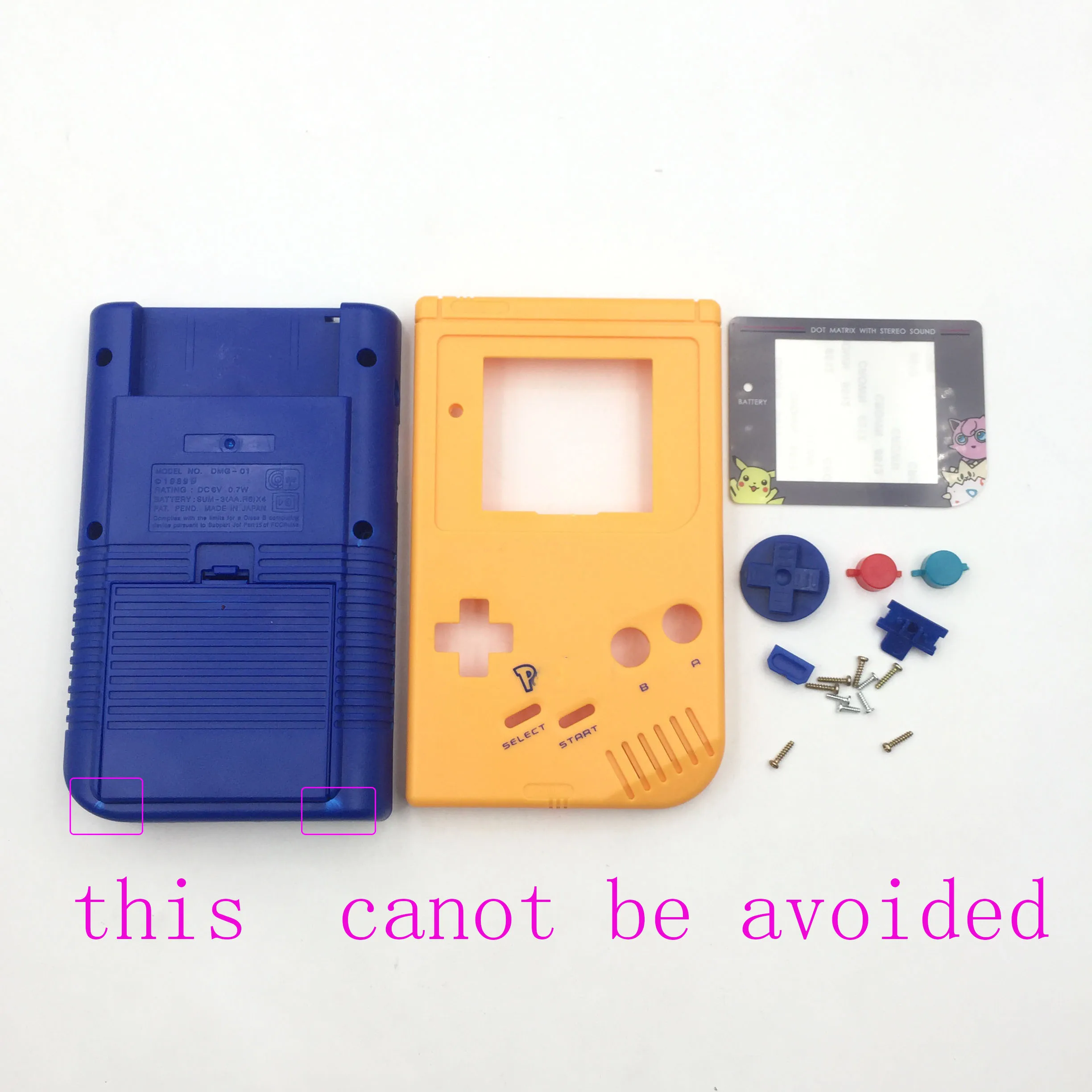 Ограниченный Жесткий Чехол корпус для Nintendo GB DMG 01 GameBoy Оригинальный чехол