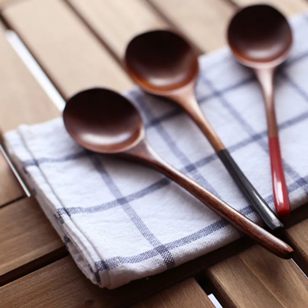 Высококачественная деревянная ложка Бамбуковая кухонная утварь инструмент для