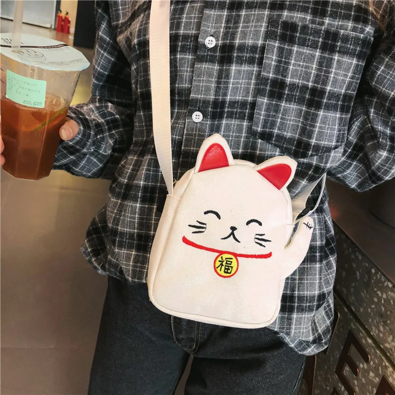 Сумка мессенджер Lucky Cat для женщин и девочек мини сумка в форме животного