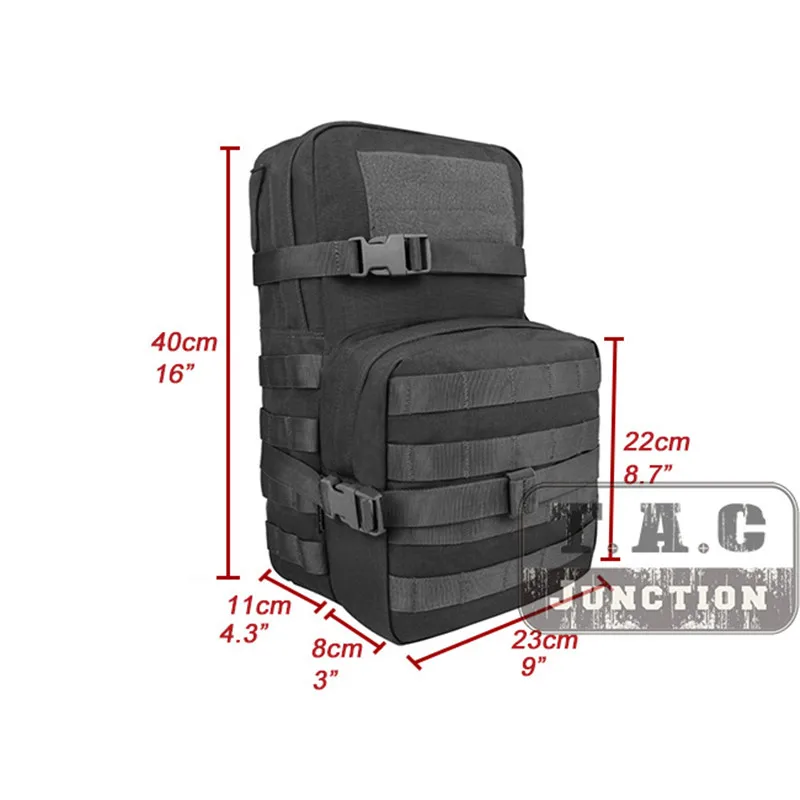 Emerson тактический бой MOLLE модуль Штурмовой Рюкзак Emerson Военный Рюкзак 3L гидратационным пакетом емкость для воды мешок