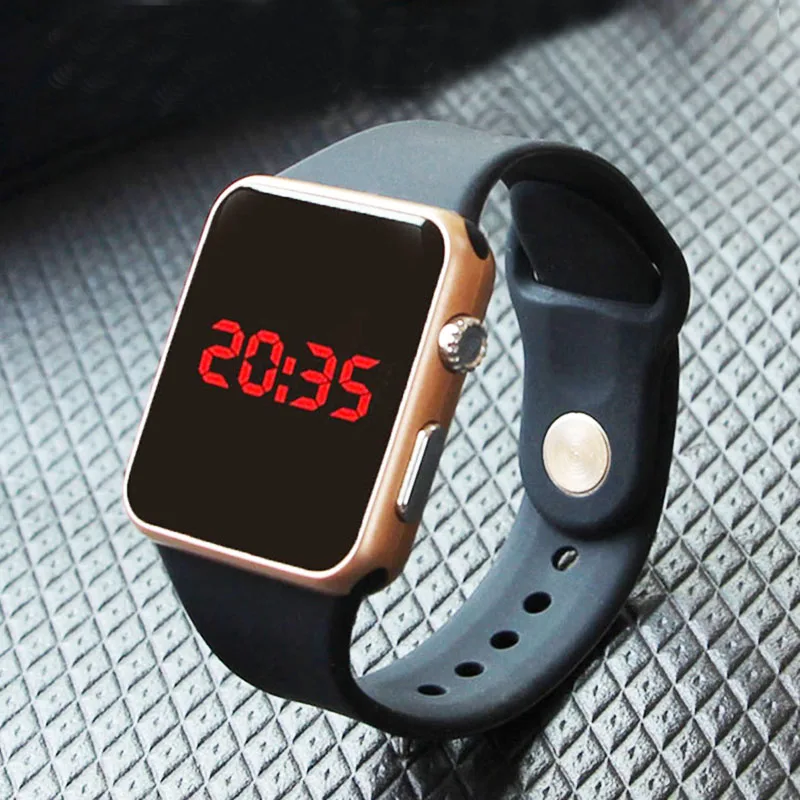 Умные женские часы светодиодный цифровые спортивные силиконовый подарок Relogio
