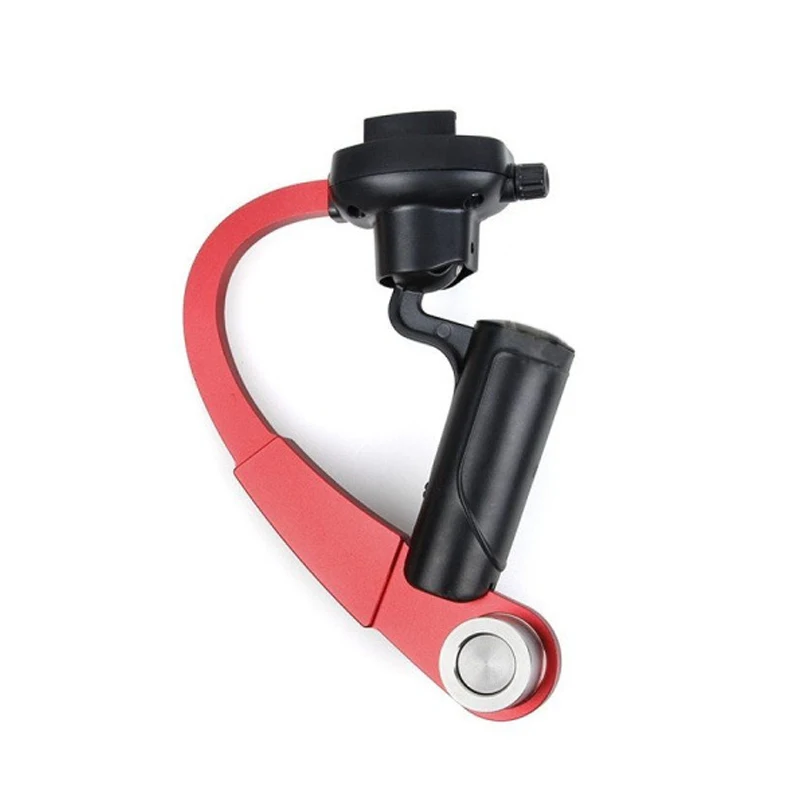 Мини Ручной Стабилизатор камеры видео Steadicam Gimbal для Go Pro Hero Series SJCam eken другие аксессуары для спортивной экшн-камеры - Цвет: Red