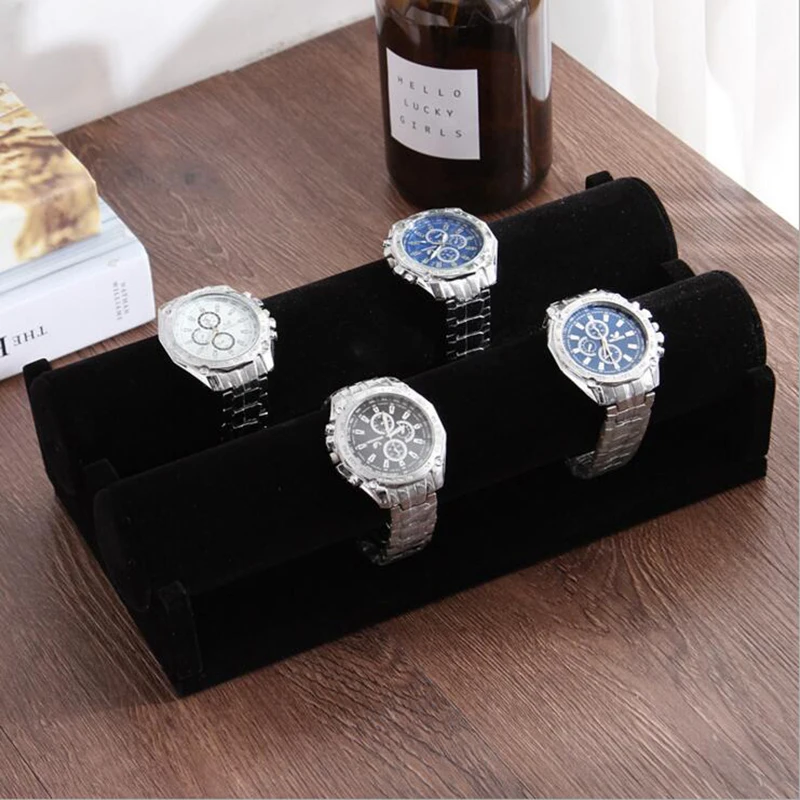 Подставка для ювелирных изделий вельветовый держатель часов браслетов цепочек