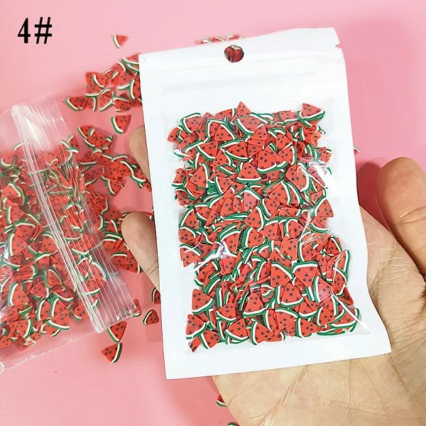 DIY слизистая глина конфеты поддельные торт десерт грязь частицы брызги для наполнителя украшения для моделирования еда для кукольного домика - Цвет: 4