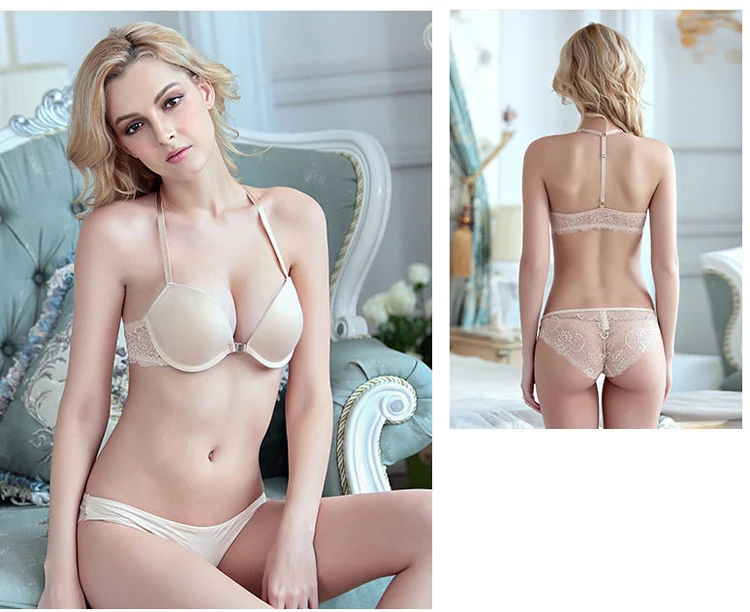 Queenral Бесшовные Push Up Для женщин бюстгальтеры для маленькой груди 32-38 AB чашка нижнее женское белье BH Bralette спереди закрытым бюстгальтер женский бюстгалтерлифчик силиконовый бюстгалтербюстгальтер бюстгалте