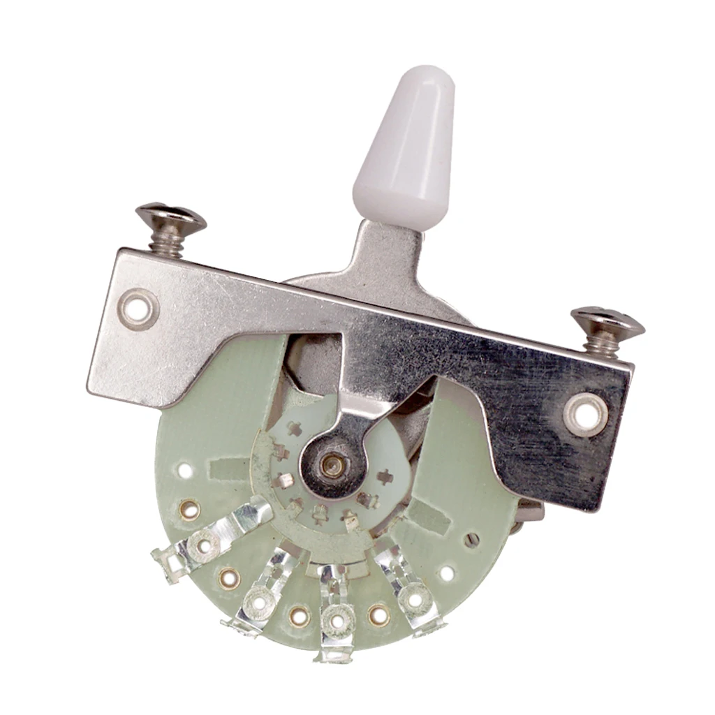 Высококачественный 3 позиционный переключатель тона с белой ручкой для