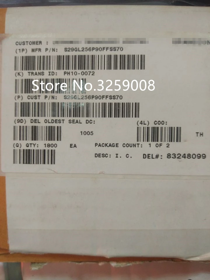 

S29GL256P90FFSS70 100% new imported original 5piece
