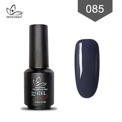 Francheska 085 Верхнее пальто franceska gellak nagels spulletjes базовое пальто Впитывающее гель лак для ногтей Полупостоянный Smalto per unghie - Цвет: Francheska 085