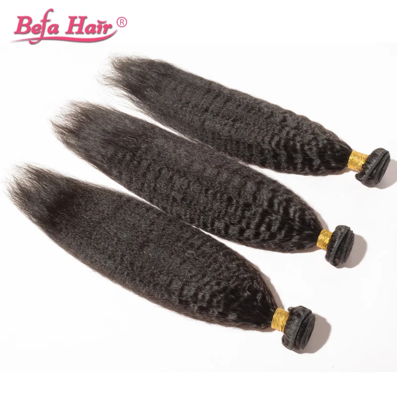 Оптовая 10 шт. странный прямо реми волос befa продукты бразильский наращивание kinky