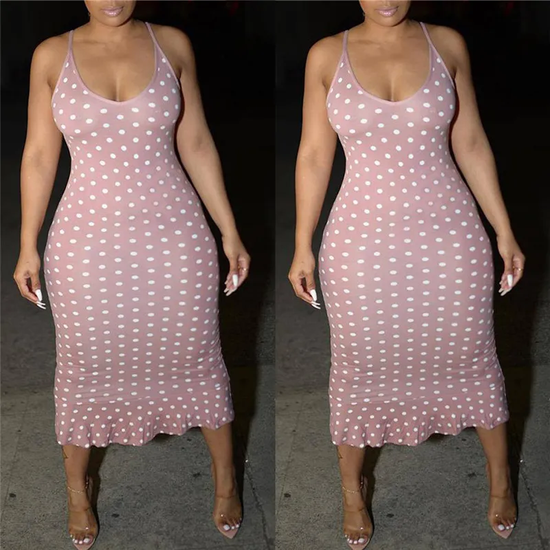 Платье женское длинное пляжное с принтом Модный повседневный свободный сарафан