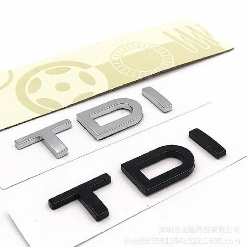 Автомобильный багажник задние буквы TDI эмблема наклейка подходит для Audi A6L C6 Q5