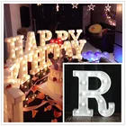 Свадебные буквы, большие светодиодные буквы, свадебные яркие декоративные буквы, большой алфавит, украшение