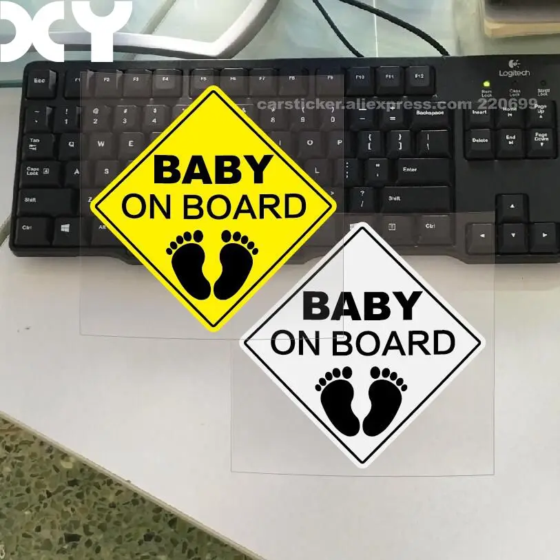 XY Baby on Board in Car светоотражающий Тип забавные автомобильные наклейки для грузовика