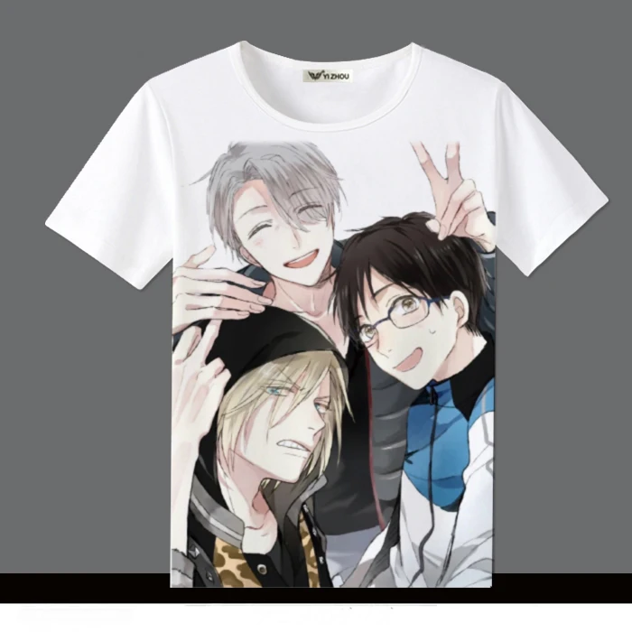 CostumeBuy Yuri on Юрий плисецкий на льду косплей футболка для женщин и мужчин Yuri! На