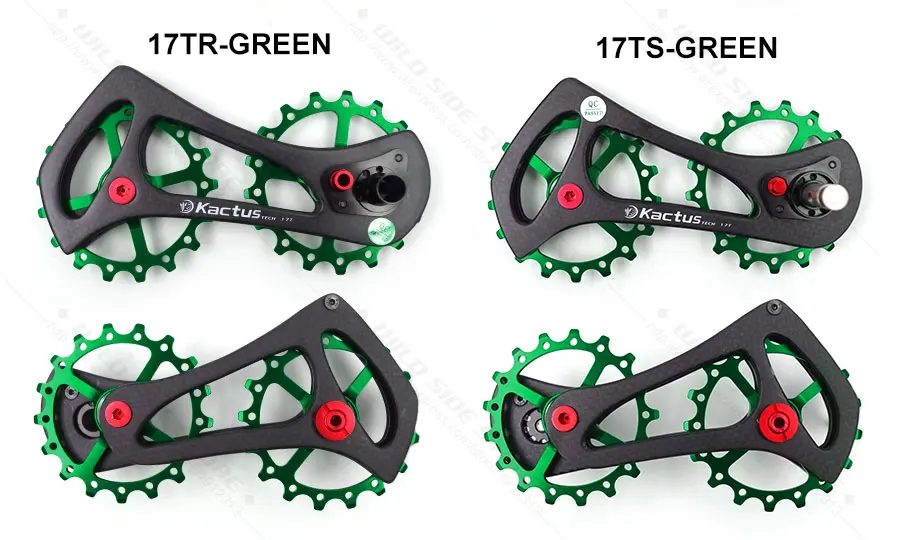 Kactus tech 17ts 17tr керамический NSK стальной подшипник УГЛЕРОДНЫЙ Задний переключатель передач велосипедный направляющий велосипед колесо велосипед жокейский приводной ремённой шкив набор