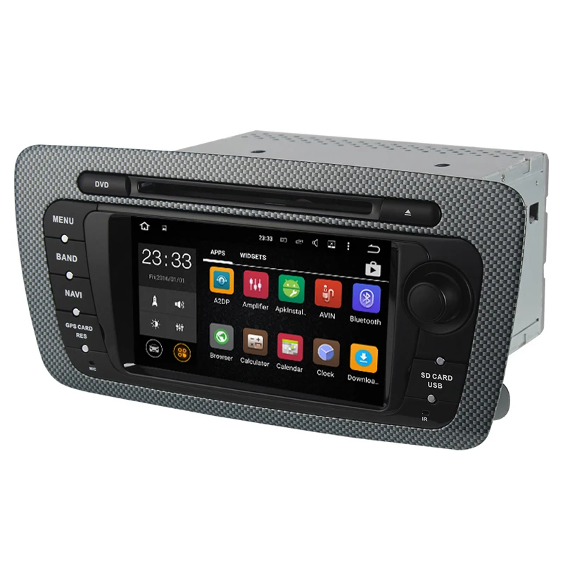Android 9 1 6 2 дюймовый емкостный сенсорный автомобильный dvd плеер с экраном для Seat ibiza