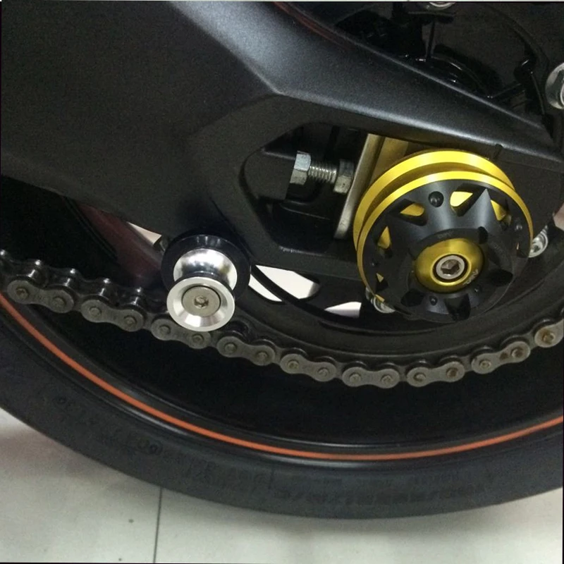 6 мм CNC алюминиевый мотоцикл Swingarm поворотный рычаг катушки стенд винты Слайдеры
