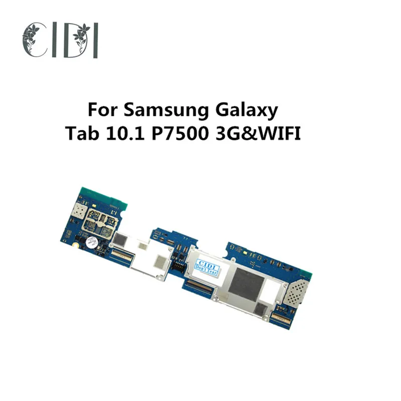CIDI полностью Рабочая оригинальная плата для Samsung Galaxy Tab 10 1 P7500 3G и WIFI разблокировка