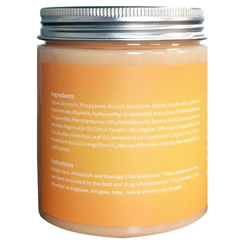 Массажный крем 250 г антицеллюлитный для похудения укрепляющий массажер тела