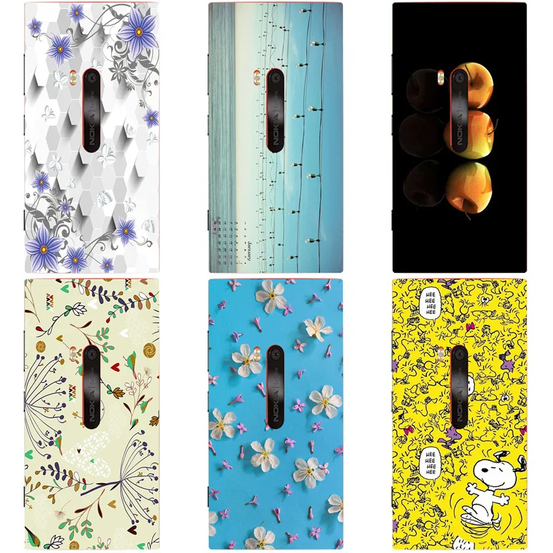 Чехол для Nokia Lumia 920 Модный цветочный чехол с мультяшным рисунком жесткие чехлы