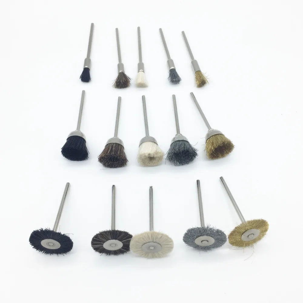 15 шт./лот шлифовальная щетка с хвостовиком 2 35 мм для очистки Шлифовальная головка