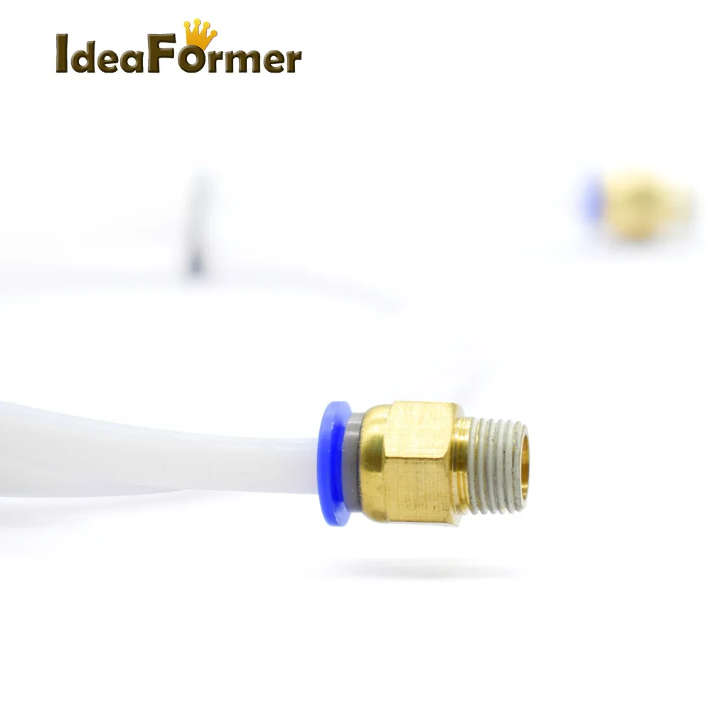 1 м PTFE Tfl трубка с соединителями 3D принтер части j головки Hotend для V5 V6 75 мм 3 0 нити