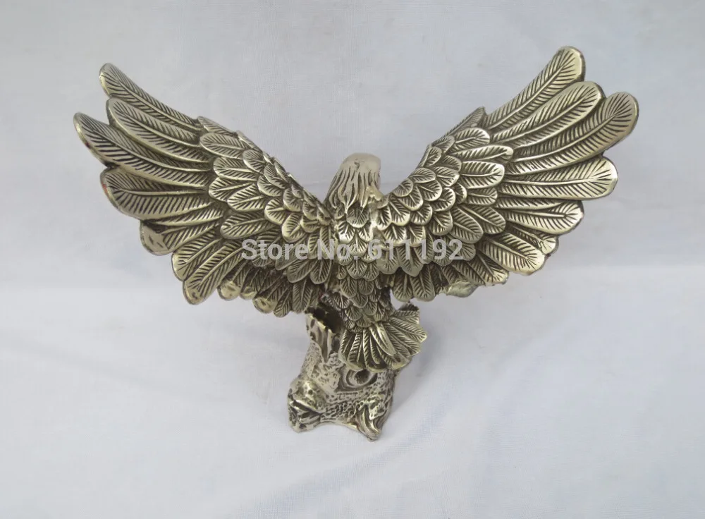 9 4 дюйма уникальный подарок Тибет серебро ручной работы большой Орел