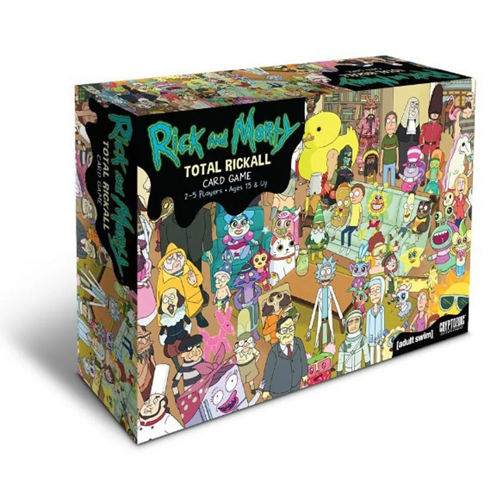 Рик и Морти игра всего Rickall карты игры коллекция карт Рик и Морти Yuego для развлечения с коробкой