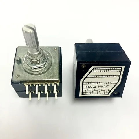 Резистор, шаговый потенциометр с двойным объемом RH2702-50KA