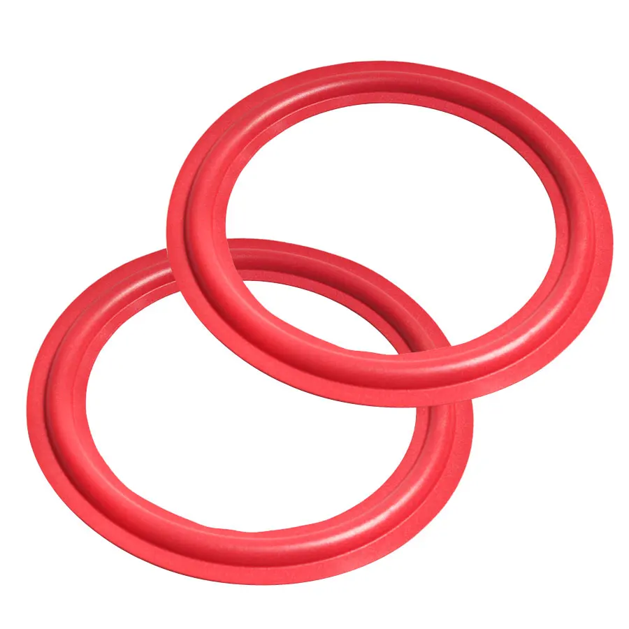 

2PCS 8 INCH 10 INCH 12 INCH Red Speaker Foam Surround Subwoofer Woofer Speaker Repair DIY Part Sponge Ring Side