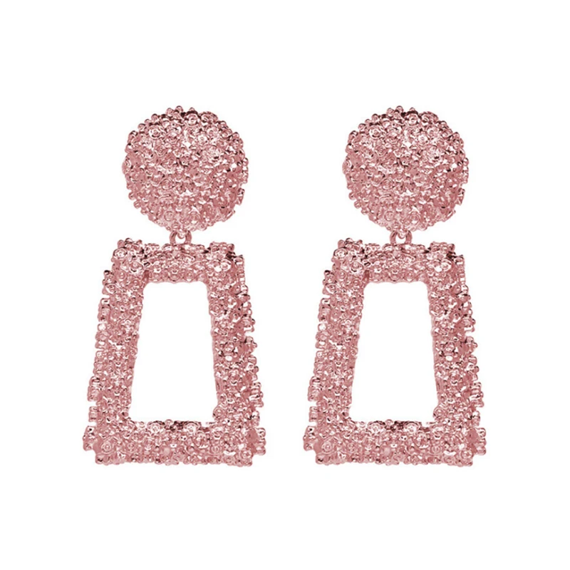 Newest Fashion Vintage Earrings For Women European Design Drop Geometric Statement Metal Earring Gift Friend | Украшения и