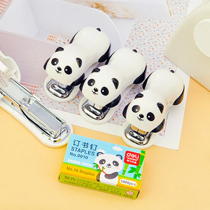 1 шт. набор мини степлера в виде панды|stapler set|panda staplermini stapler set |