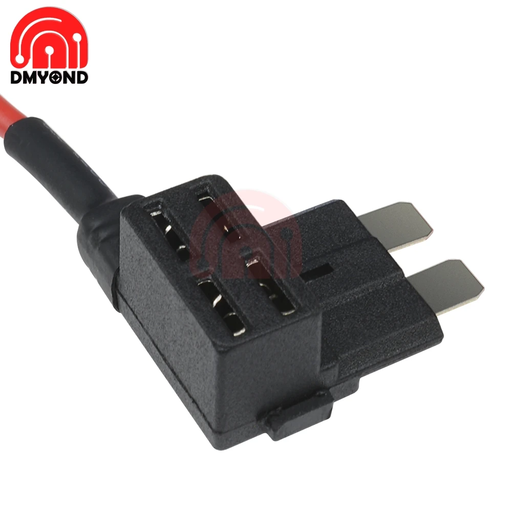 DC 12V автомобильный адаптер Add-a-circuit плавкий предохранитель Стандартный ATM, APM автоматический плоский предохранитель держатель