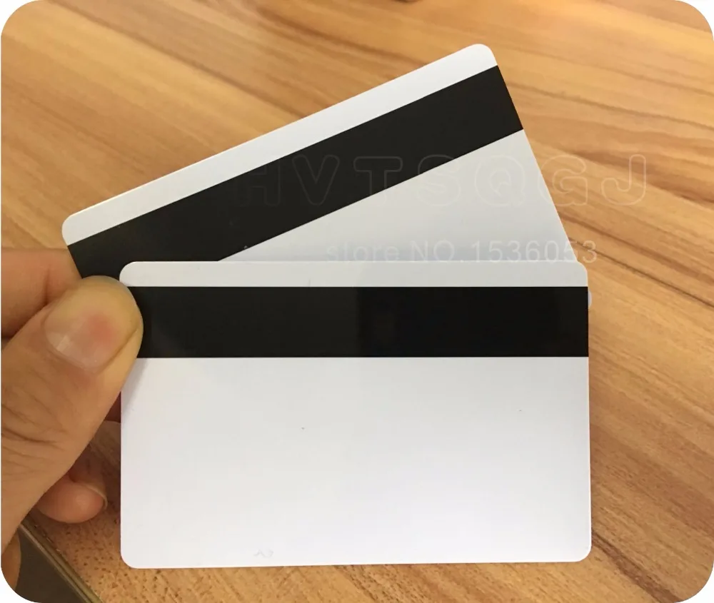 20pcs Blank White PVC Hico 1-3 magnetic stripe card Plastic Credit Card 30Mil Magnetic with printable for printer | Безопасность и