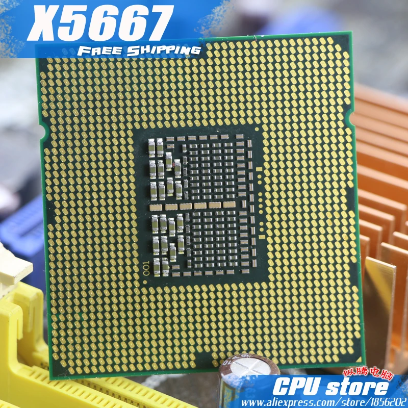 Процессор Intel Xeon X5667 3 06 ГГц LGA1366 12 МБ L3 95 Вт кэш-памяти четыре ядра серверный ЦП есть