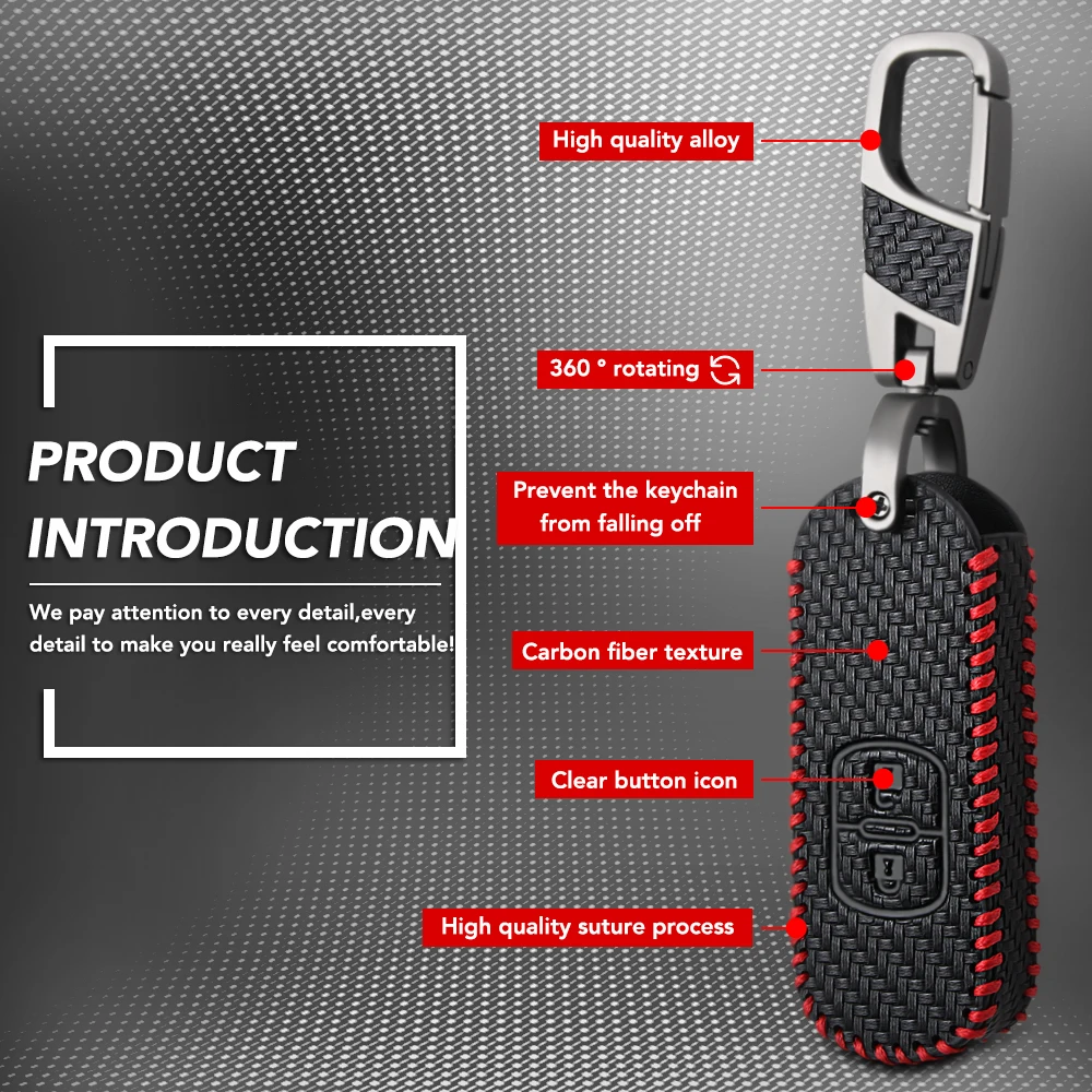 Автомобильный Стильный кожаный чехол из углеродного волокна для Mazda 3 6 CX 5 CX5 Atenza 7 9