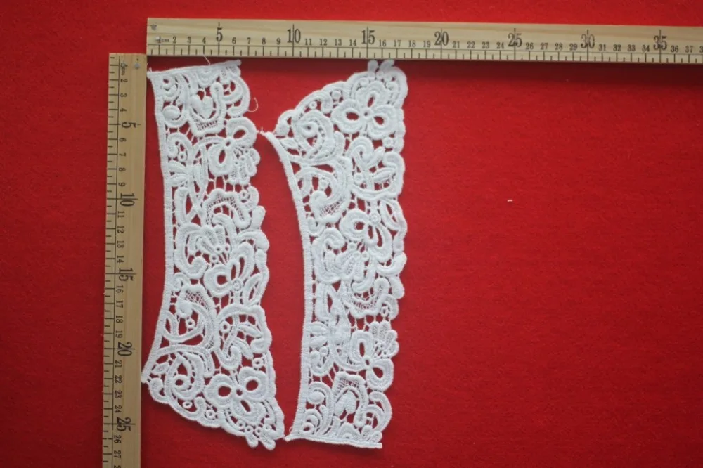 Новое поступление водорастворимый хлопок Кружевная аппликация кружевной вырез