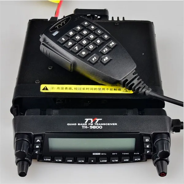 100% NEW TYT TH-9800 Walkie-talkie 29/50/144/430 MHZ QUAD BAND TRANSCEIVER Mobile Car Radio | Мобильные телефоны и